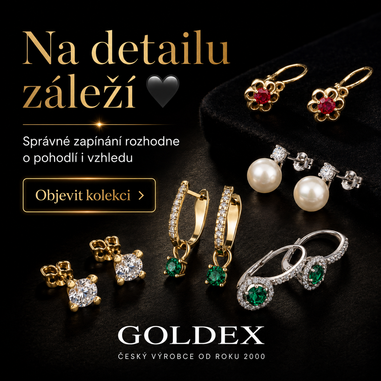 Banner Goldex na detailu záleží