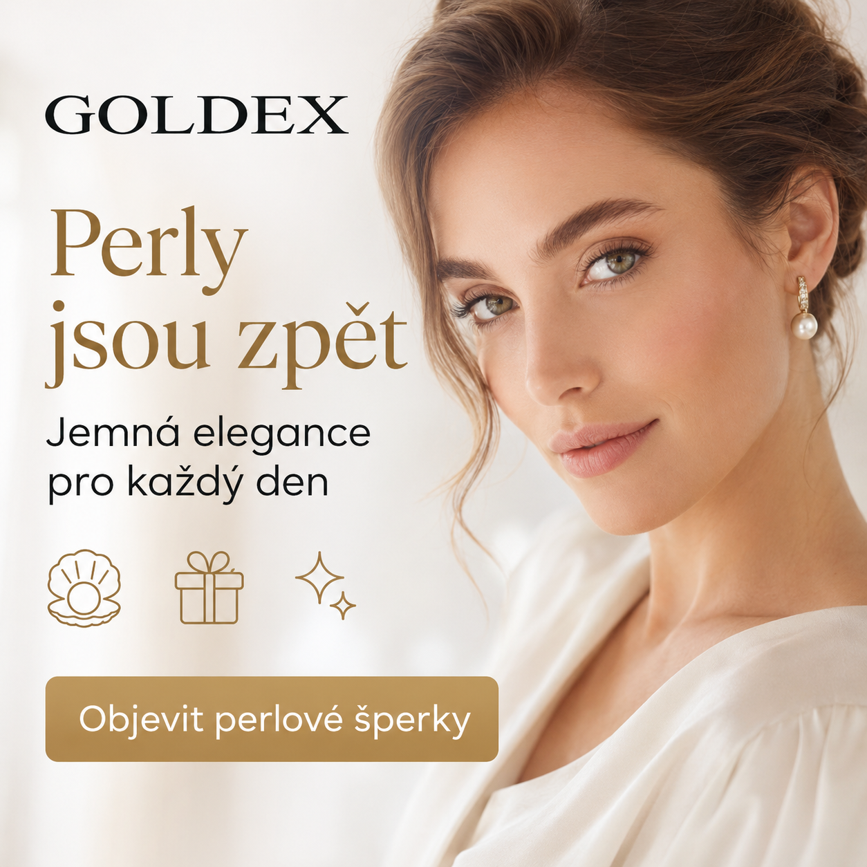 Moderní inspirace s perlovými šperky Goldex