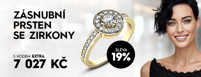 Zásnubní prsten se zirkony ZP-10802-ZL velikost 45