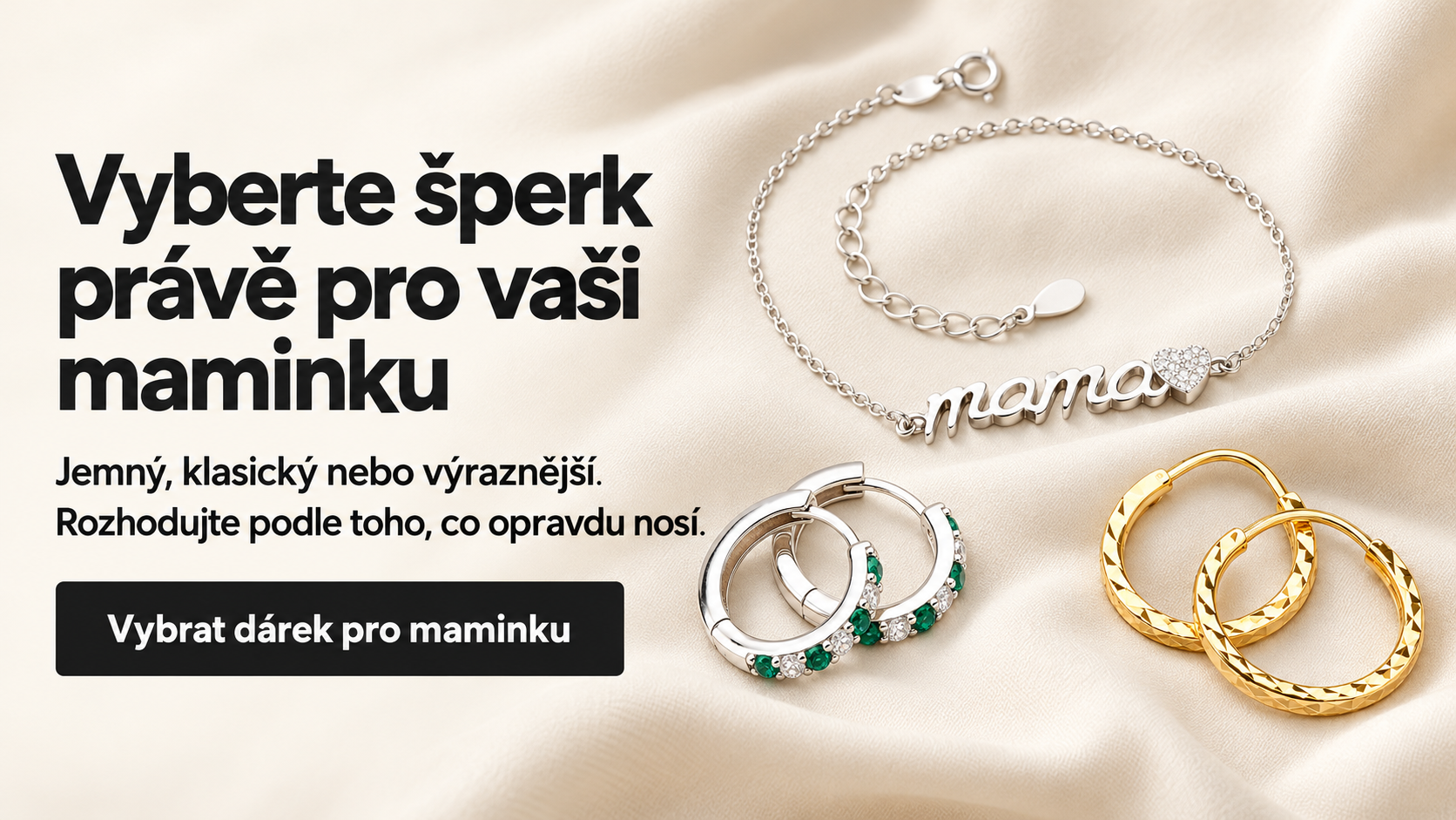 Vyberte šperk právě pro vaši maminku podle toho, co opravdu nosí
