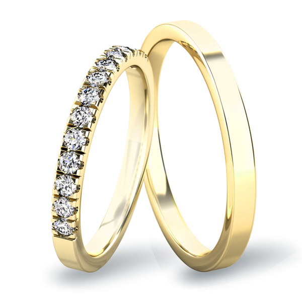 Snubní prsteny žluté zlato 585 SP-61061