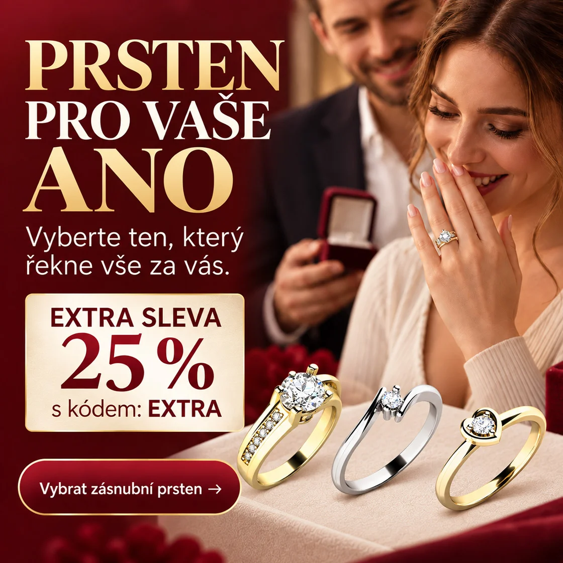 Goldex - zásnubní prsteny - září