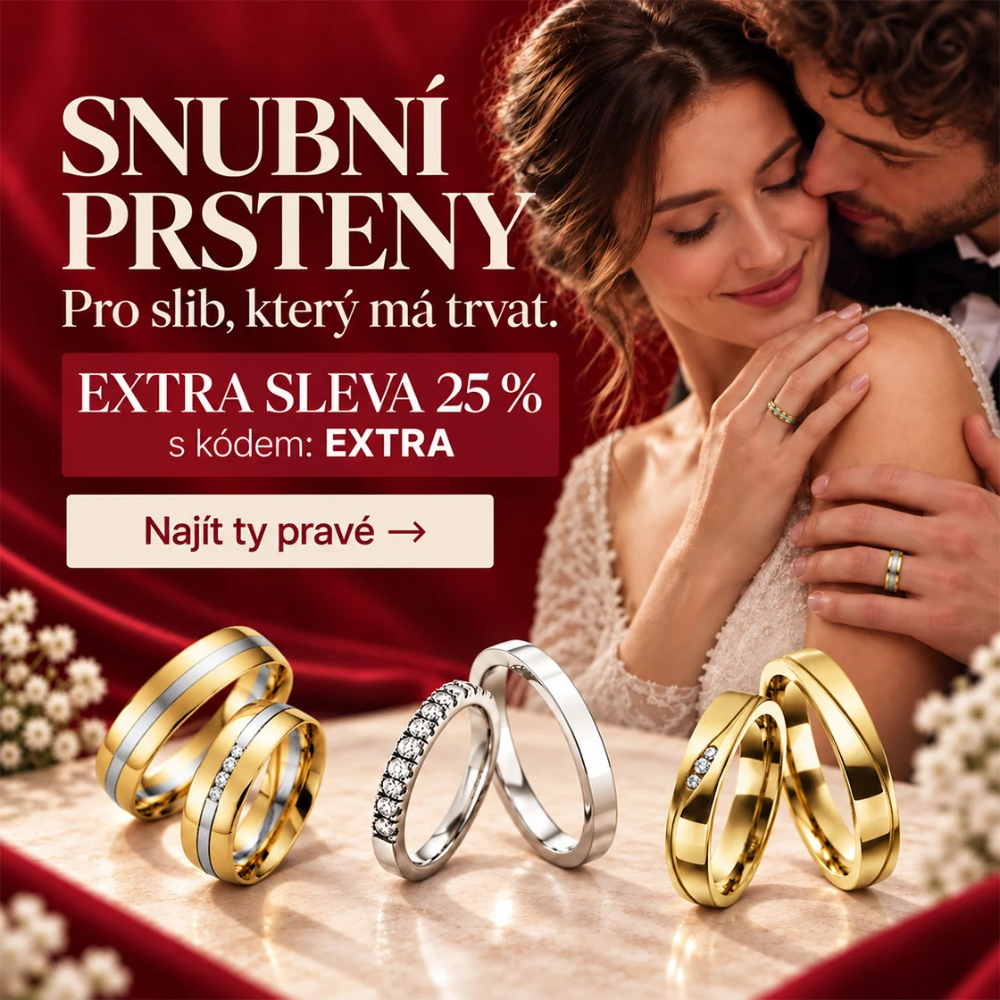 Goldex - Snubní prsteny - září