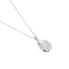 Stříbrný náhrdelník ovál se zirkony 12102.1 crystal