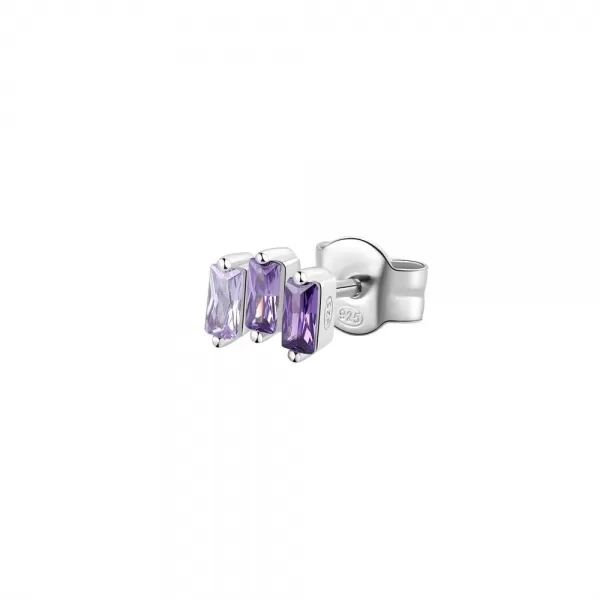 Single náušnice Brosway Fancy Magic Purple
