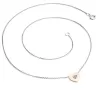 Náhrdelník srdce s diamantem 10874-NH01-BCV-DIA
