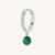 Single náušnice Brosway Fancy Life Green
