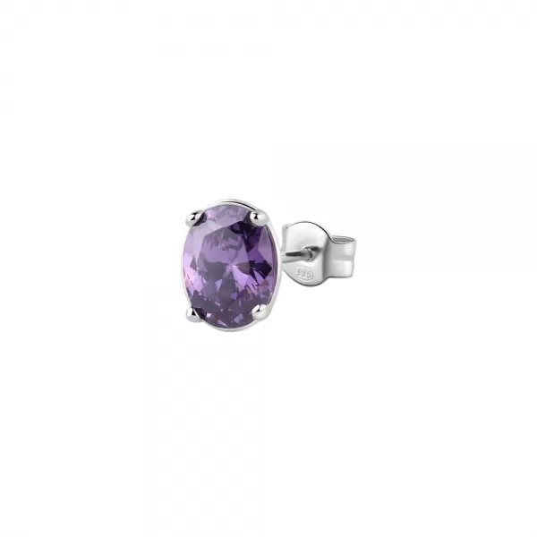 Single náušnice Brosway Fancy Magic Purple