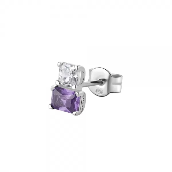 Single náušnice Brosway Fancy Magic Purple