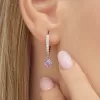 Single náušnice Brosway Fancy Magic Purple
