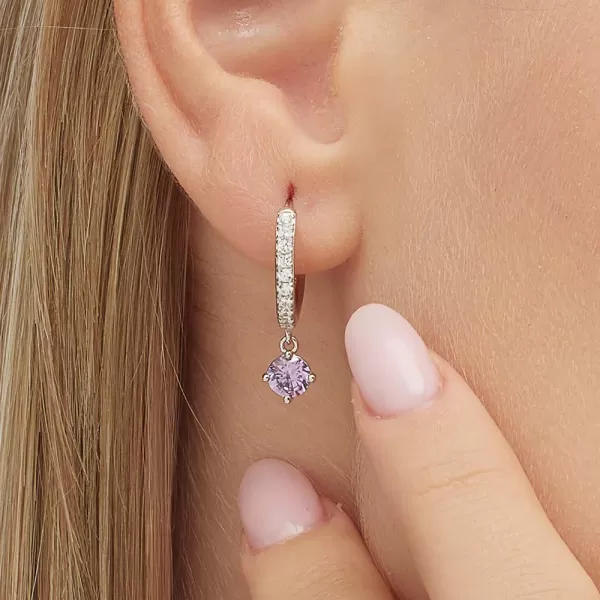 Single náušnice Brosway Fancy Magic Purple