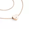 Náhrdelník srdce s diamantem 10979-NH01-CV-DIA