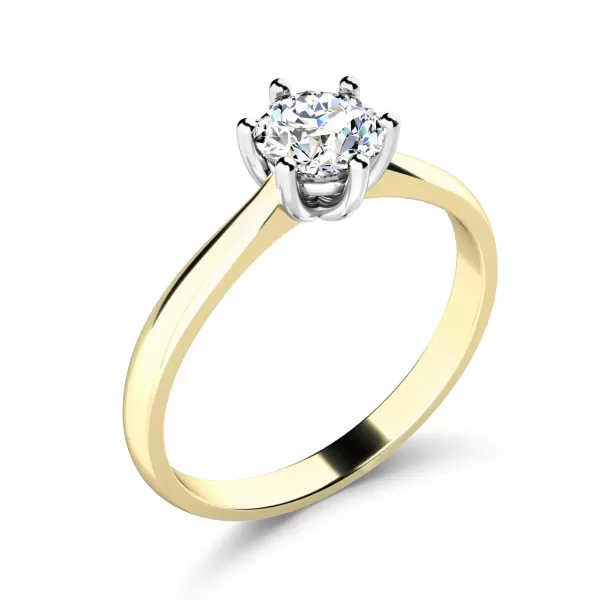 Zásnubní prsten s diamantem ZP-10965-ZLB-DIA
