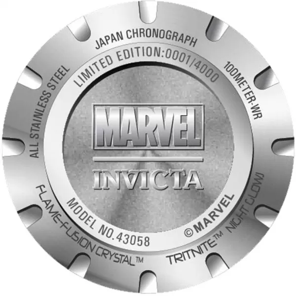 Invicta Marvel Black Widow Quartz 50mm 43058 Limited Edition 4000pcs