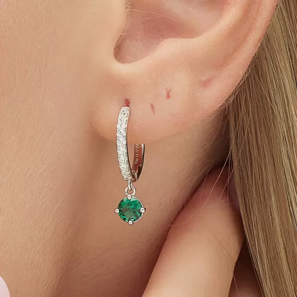 Single náušnice Brosway Fancy Life Green