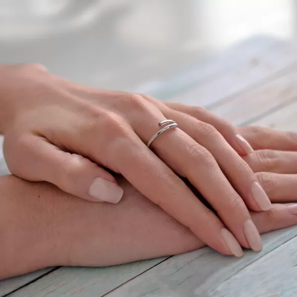 Stříbrný prsten s růžovým zirkonem 15010.3 UNI fuchsia