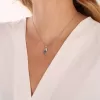 Stříbrný přívěsek andělské křídlo se zirkóny 14044.1 crystal