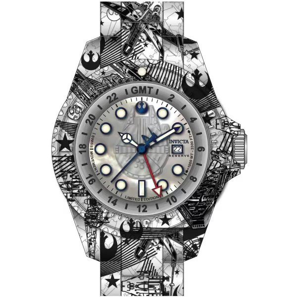 Invicta Star Wars Quartz GMT 33309 Rebel Alliance Limited Edition 1977pcs
