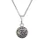 Stříbrný náhrdelník se Swarovski krystaly kulatý měsíční 32086.3 moonlight