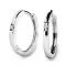 Dámské náušnice bílé zlato 585/1000 přírodní diamant G/SI kruhy 10985-B-DIA