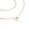 Náhrdelník srdce s diamantem 10874-NH01-CV-DIA