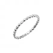 Stříbrný prsten vzorovaný se zirkonky 15005.1 crystal