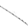 Stříbrný náramek obdélníčkový se zirkony 13056.1 crystal