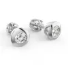 Zlaté náušnice s diamanty 0,50 ct 10976-B-DIA