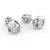 Dámské náušnice bílé zlato 585/1000 přírodní diamanty 0,50ct, G/SI 10976-B-DIA