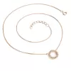 Náhrdelník kroužek s diamanty 10982-NH01-CV-DIA