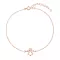 Pozlacený stříbrný ROSE náramek andělíček se zirkony 13028.1 crystal