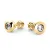 Dámské náušnice žluté zlato 585/1000 přírodní diamanty 0,50ct, G/SI 10976-ZL-DIA