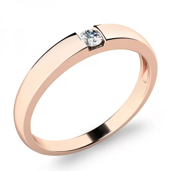 Prsten s diamantem 10978-CV-DIA
