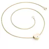 Náhrdelník srdce s diamantem 10979-NH01-ZL-DIA