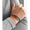Perlový náramek šedý s Preciosa krystaly 33062.3