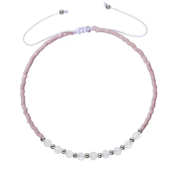 Textilní Miyuki náramek fialový amethyst 13037.3 amethyst