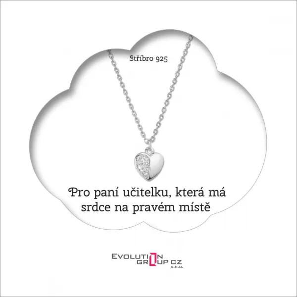 Pro paní učitelku, která má srdce na pravém místě - OB13