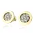 Dámské náušnice žluté zlato 585/1000 přírodní diamant 0.168 ct G/SI 10903-NS-ZL-DIA