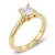 Dámský prsten žluté zlato 585/1000 přírodní diamant 0.41 ct G/SI 10202-ZL-DIA