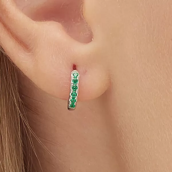 Single náušnice Brosway Fancy Life Green