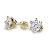 Dámské náušnice žluté zlato 585/1000 přírodní diamanty 0.820ct G/SI 10990-ZL-DIA