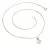 Dámský náhrdelník zlato mix 585/1000 přírodní diamant G/SI srdce 10874-NH05-ZLB-DIA