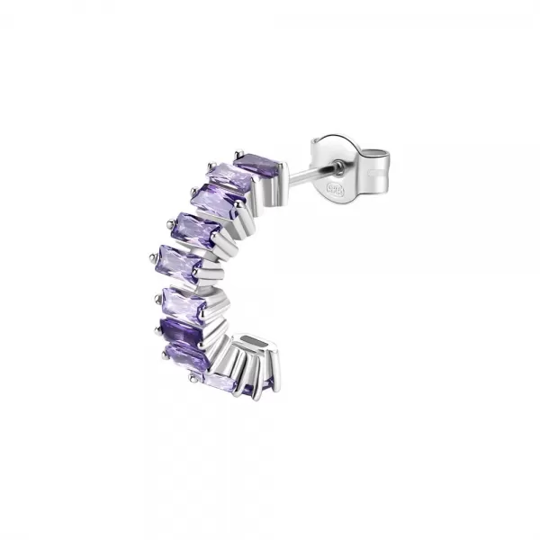 Single náušnice Brosway Fancy Magic Purple