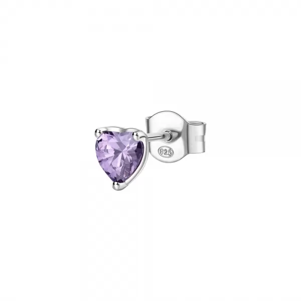 Single náušnice Brosway Fancy Magic Purple