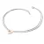 Dámský náramek bílé zlato 585/1000 přírodní diamant G/SI srdce 10874-NR02-BCV