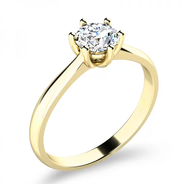 Zásnubní prsten s diamantem ZP-10965-ZL-DIA