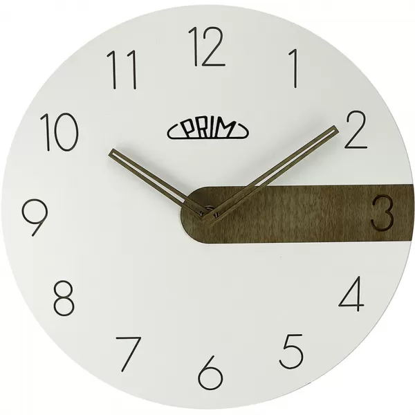 Nástěnné hodiny PRIM Clear Timber E01P.4128.00