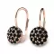 Diamantové náušnice z bílého zlata 10955-CV-Black