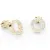 Dámské náušnice žluté zlato 585/1000 přírodní diamant 0.144 ct G/SI kroužky s brilianty 10980-ZL-DIA