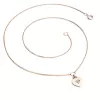 Náhrdelník srdce s diamantem 10874-NH05-CV-DIA